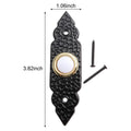 Easy Mounting Zinc Alloy Doorbell Push Button With Led Illumination
