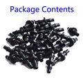 Water Connector Barbed 4/7mm Black 100pc