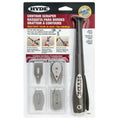 Hyde Heat Safe Contour Paint Scraper 6 Stainless Steel Blades 10460