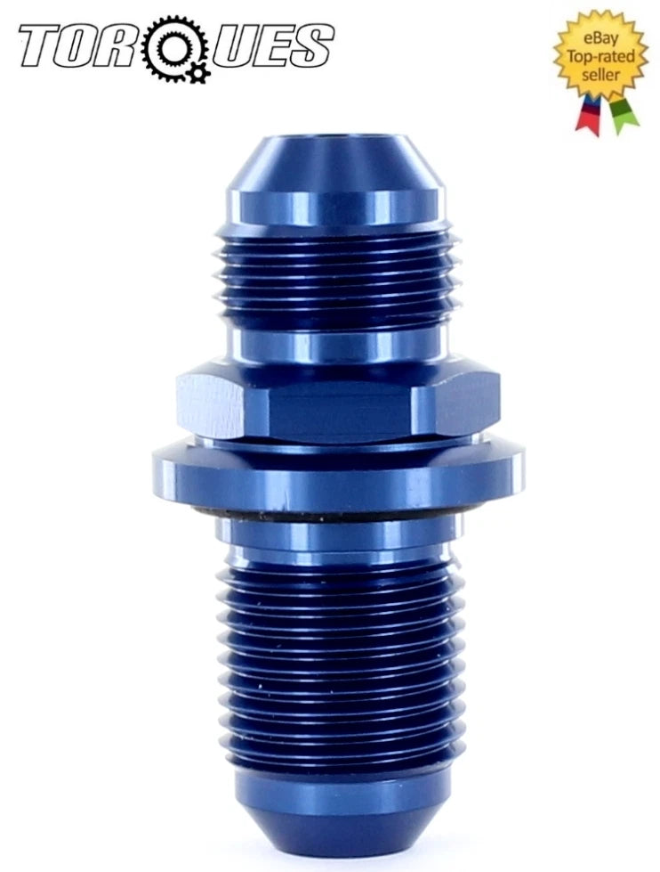 AN -8 (AN8 AN 08) STRAIGHT O ring sealed Bulkhead / Fuel Cell Fitting Adapter