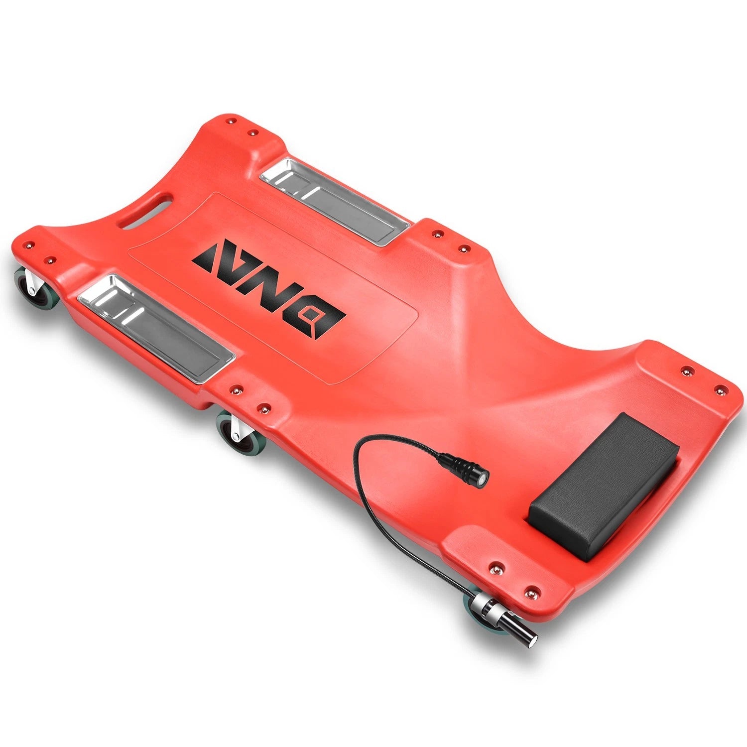 Red 40" Pockets Workshop Plastic Floor Creeper With | Built Supply Co