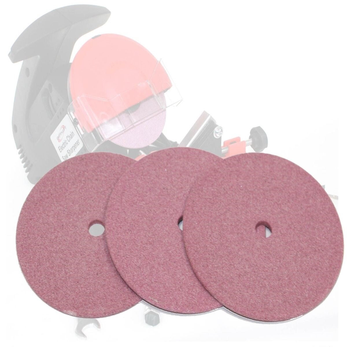 Lot of 3 Replacement Chainsaw 4" Grinding Wheel 3/8" Arbor 4 Chain Saw Sharpener