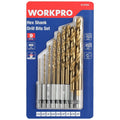 WORKPRO 9-Piece 1/4-Inch Hex Shank Drill Bit Set by WORKPRO