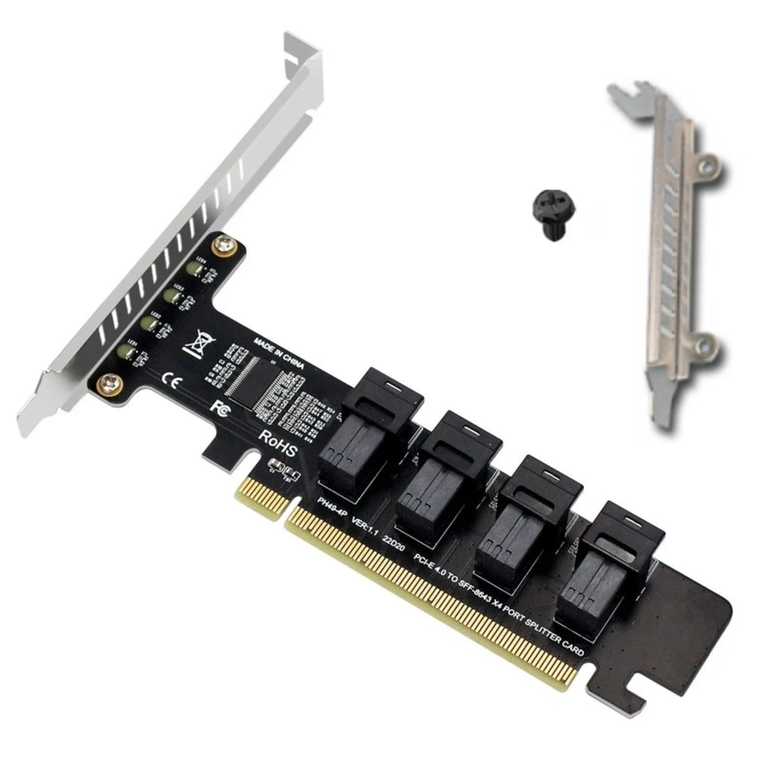 High Performance U.2 Nvme Adapter Card For Pci-e X4/x8/x16 For Windows