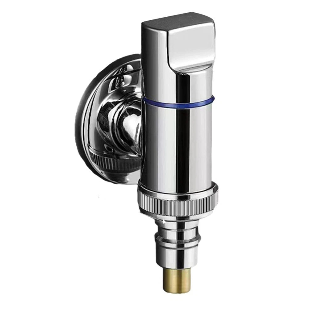 Space Saving Stainless Steel Water Valve For Washing And Sinks