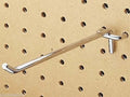 Heavy Duty Steel 1/8" X 6'' Peg Board Hooks Shelf Hanger