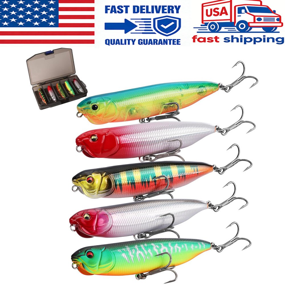 FLISSA 5x Water Fishing Lures Kit by FLISSA