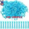 Heat Shrink Waterproof Wire Connectors Blue 14-16awg Butt Seal