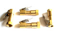 4 Straight Brass Lock-On Tire Inflator Chucks