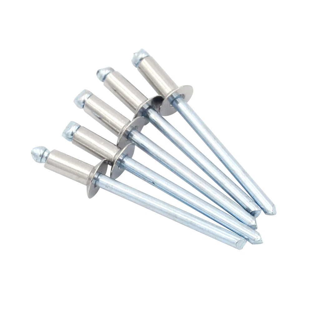M3 Diameter Stainless Steel Open End Countersunk Head Blind Pop Rivets