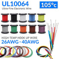 UL10064 High Temp Hook Up Wire 0.0049mm² to 0.14mm²