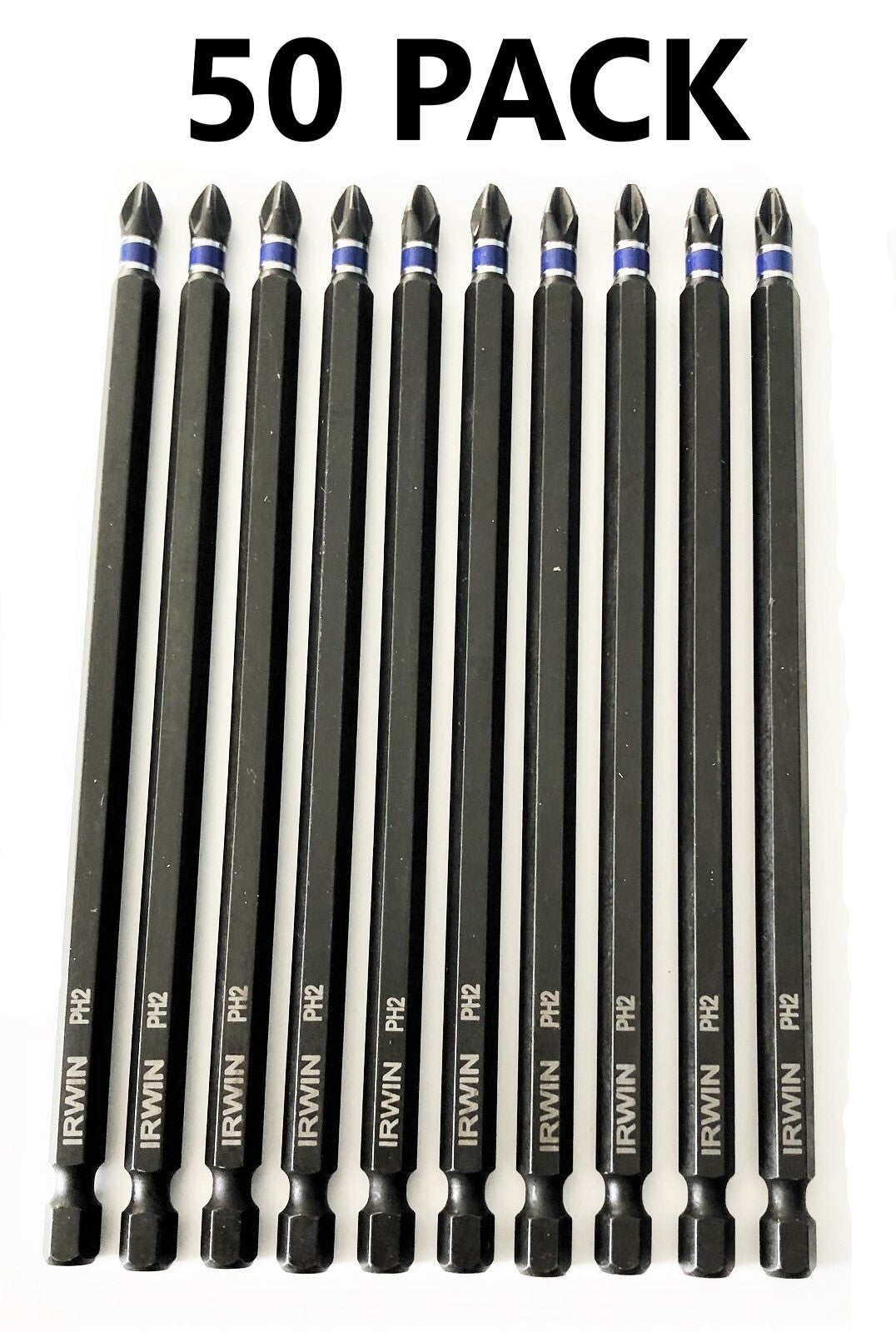 Irwin 6" Impact #2 Phillips Screw Driver Bits