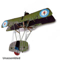 1:33 British Airco Dh.2 Biplane Jet Paper Model Diy Military