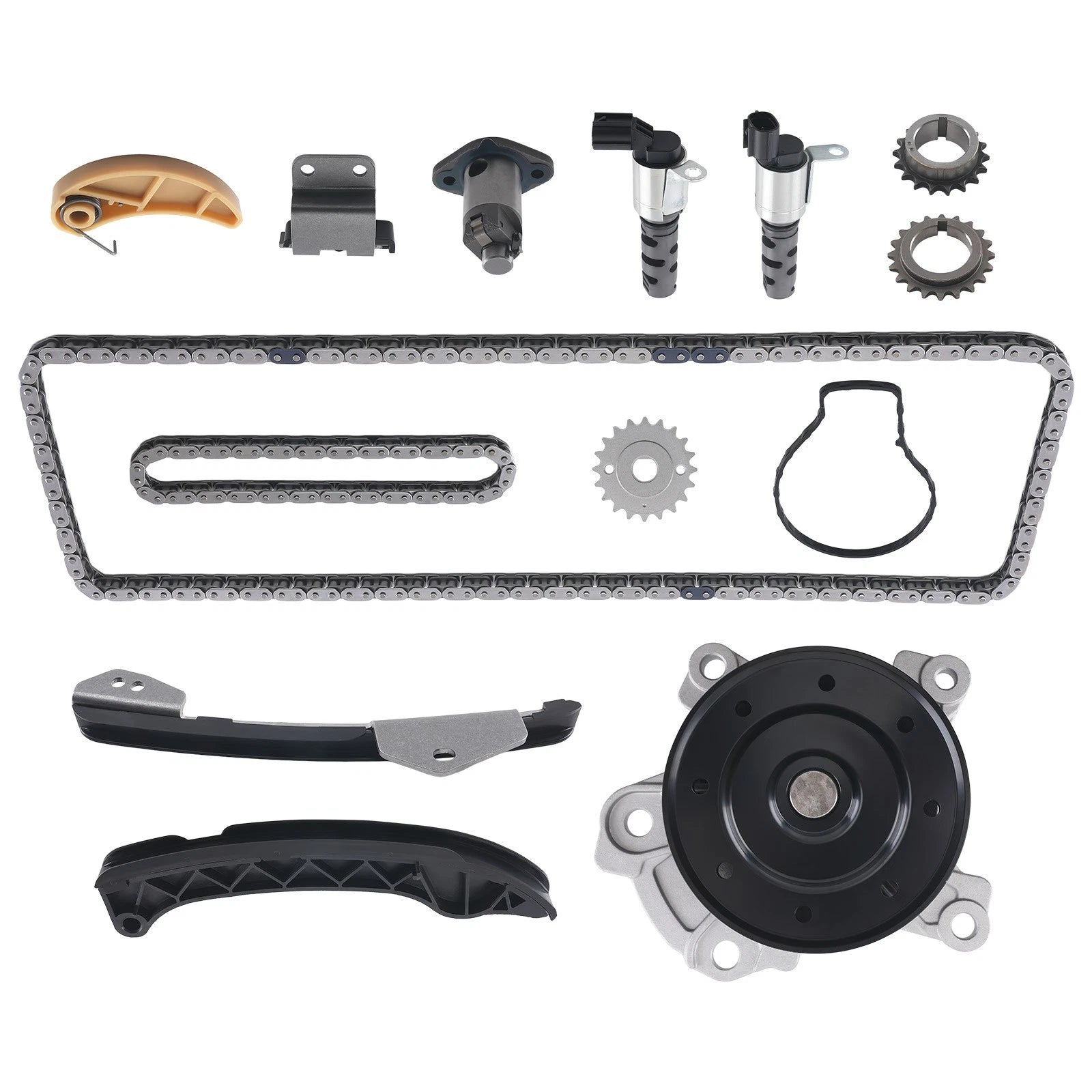 Engine Timing Chain Kit for Toyota Corolla 1.8L 2009-2019 W/VVT Solenoids