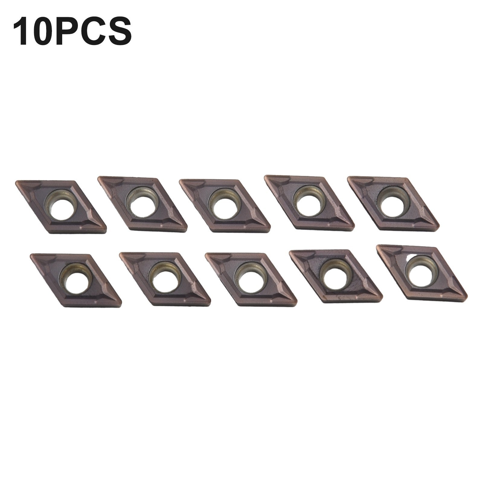 Pratical Carbide Inserts 10pc Indexable Industrial DCMT 2-1-SM ReplacementOpens 