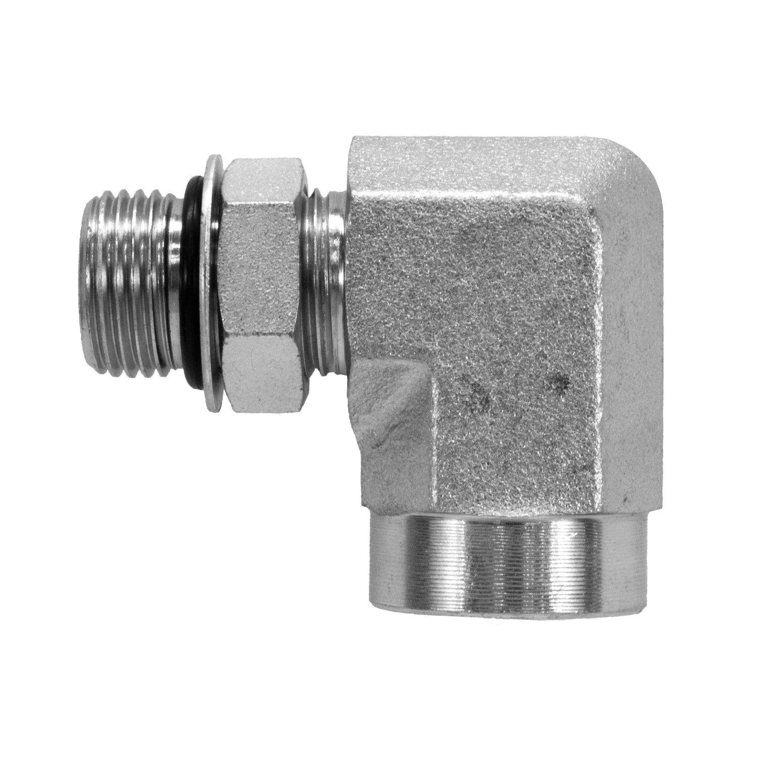 6805-04-04  FITTING  1/4" MALE BOSS SWIVEL X 1/4" FEMALE PIPE 90