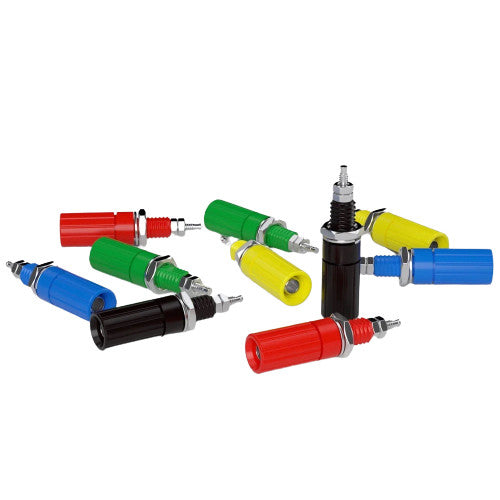 4mm Binding Post Banana Jack Female Socket Connector Red Black Blue