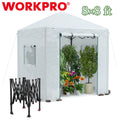Workpro 8' X 8' Heavy Duty Walk-in Greenhouse Instant Pop-up Garden