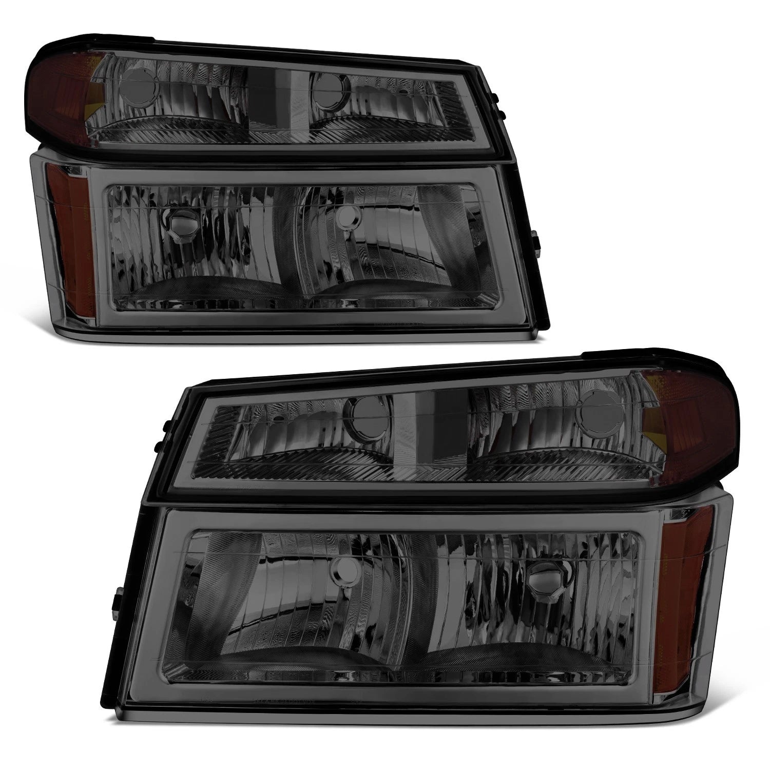 Fit 04-12 Gmc Canyon Chevrolet Colorado Smoked Lens | Built Supply Co