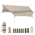 Waterproof Camping Tarp Sun Shelter Hammock Tent Rain Fly Octagonal