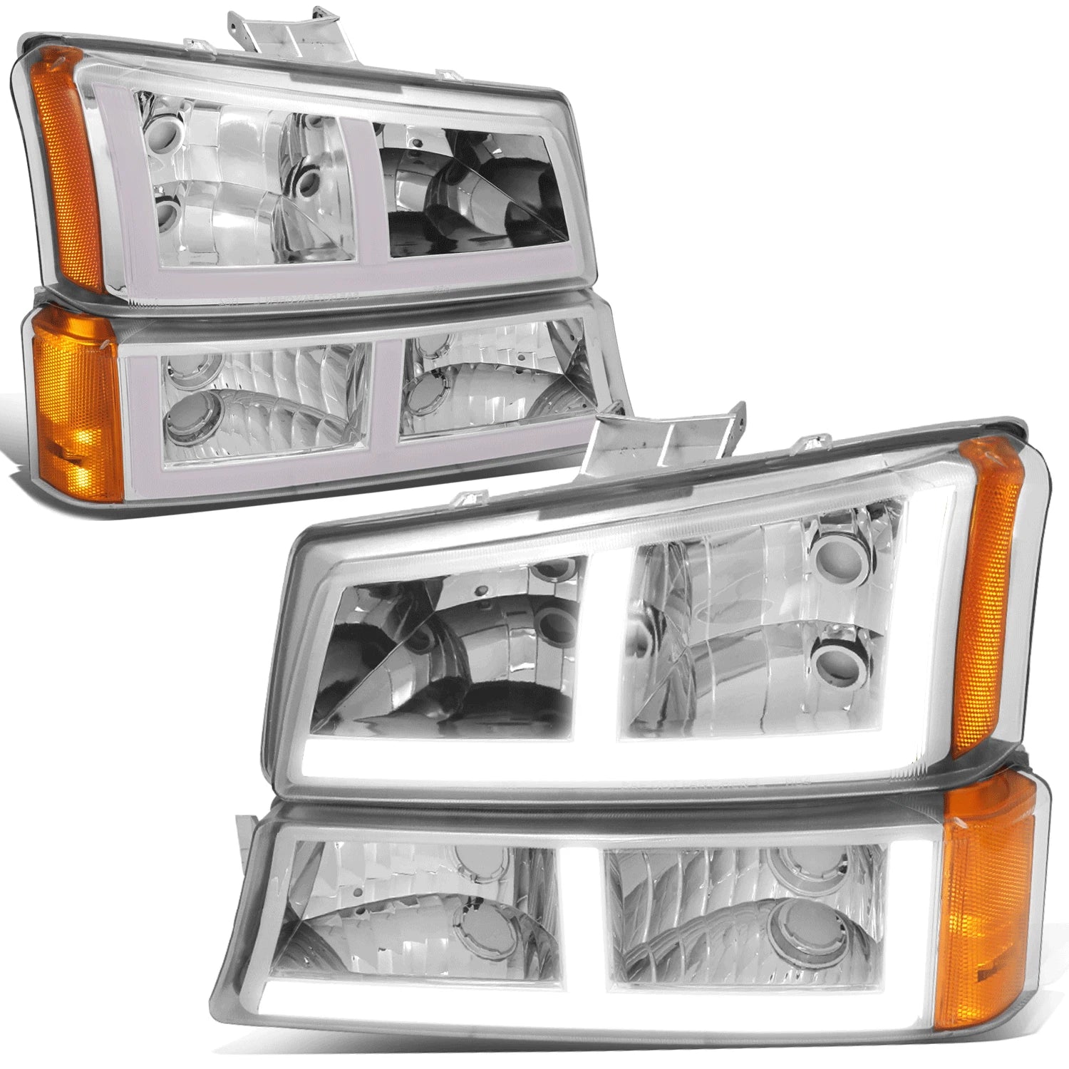 Fit 03-07 Silverado 1500 2500 3500 F-pattern Led | Built Supply Co