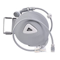 Retractable Garden Water Hose Reel Gun Spray Gun Rewind Wall Mount