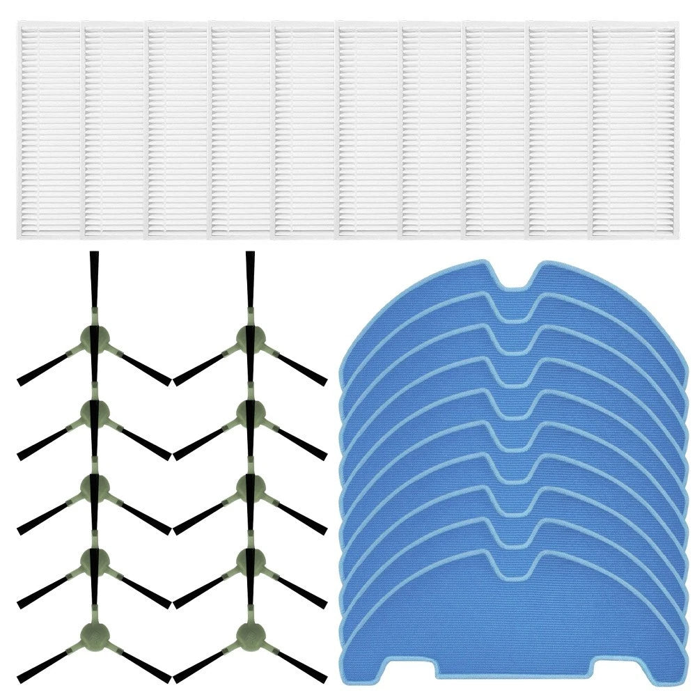 Hepa Filter Side Brush And Microfiber Cloth For Lefant M310 Ultra