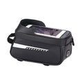 Waterproof Pu Leather Bike Tube Bag With Device Mount And Glare Shield
