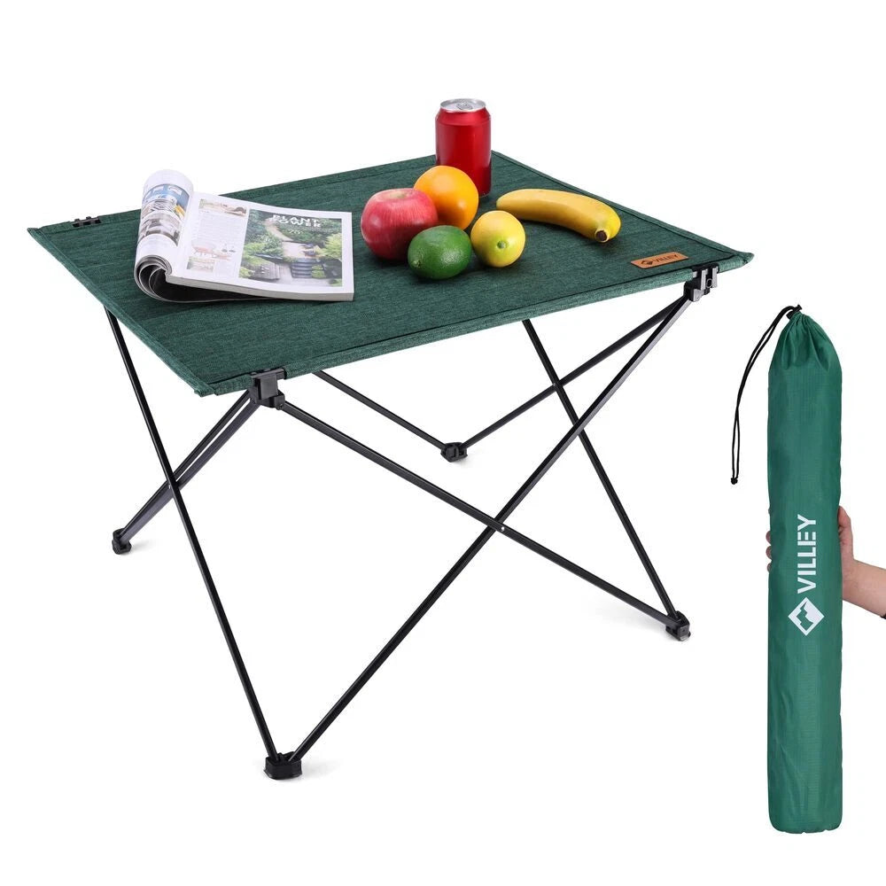 Villey Portable Folding Camping Table Lightweight Beach Table