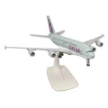 High Simulation 1/400 Scale 20cm Aircraft Qatar A380 Alloy Plane