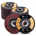 50PCS 4-1/2" Flap Disc 40 Grit 4.5" x 7/8" Angle Grinder Sanding