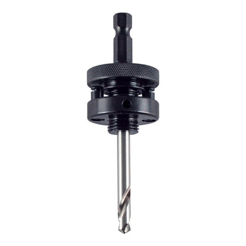 3/8" Hex Shank, 5/8"-18 Thread - Hole Saw Arbor with Pilot Drill for Power Drill