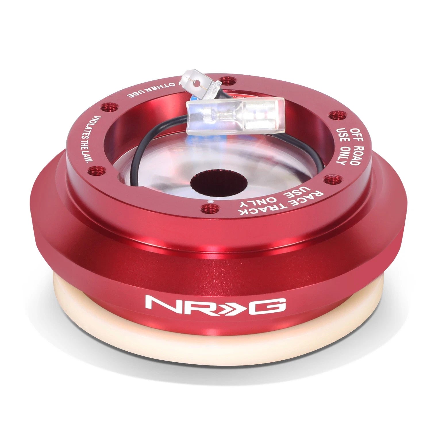 Nrg Steering Wheel 6-hole Ball Bearing Red Racing | Built Supply Co