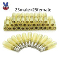 Heat Shrink Bullet Wire Connectors 12-10awg Male Female Crimp