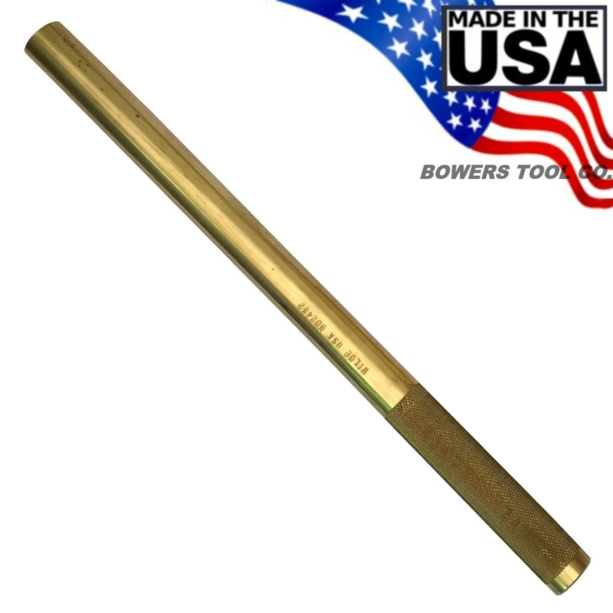 Wilde Solid Brass Drift Pin Punch 3/4" x 12"