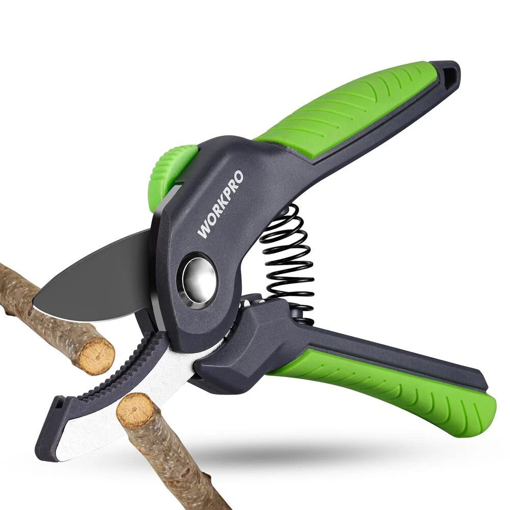 Workpro 8.5" Anvil Pruning Shear Heavy Duty Garden Scissor & Clipper