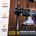 WORKPROX 20V Cordless Rotary Hammer Drill Lightweight SDS Hammer Drill for Home