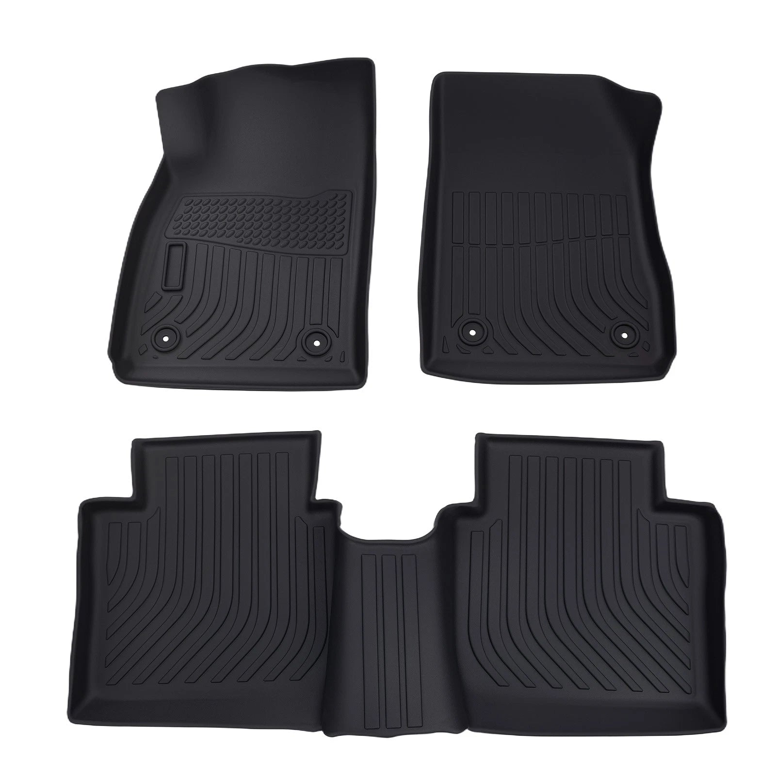 Carpet Floor Mats for Chevrolet Impala 2014-2020 All-Weather Black Anti-Slip