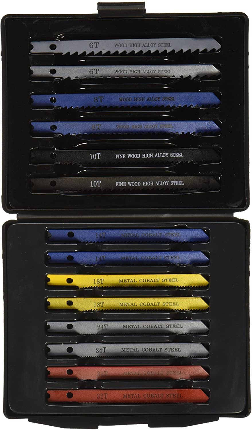 Jig Saw Blades Set 14pc for Metal, Wood, Drywall