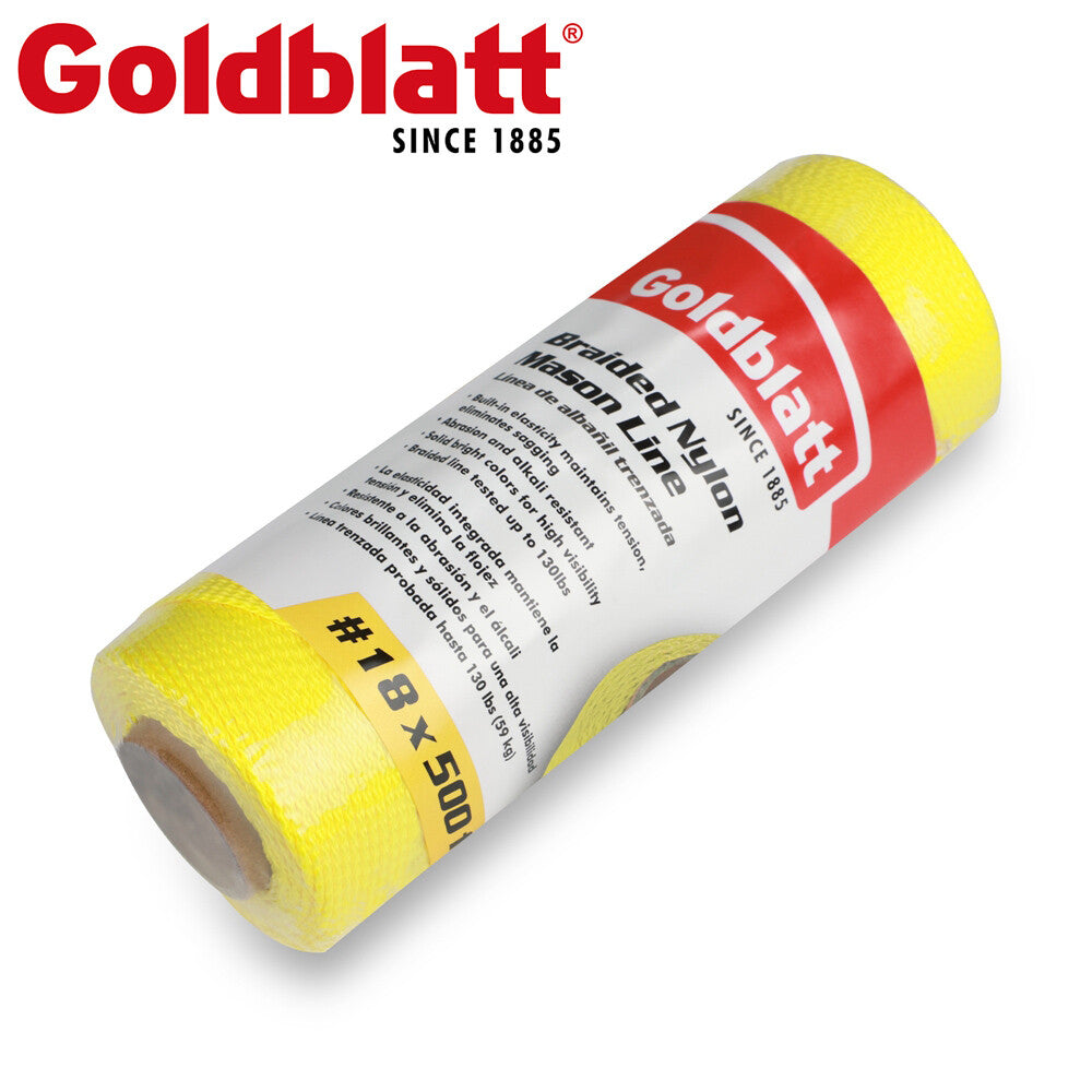 Goldblatt Mason Line 500FT #18 Braided Nylon String Line Nylon Twine
