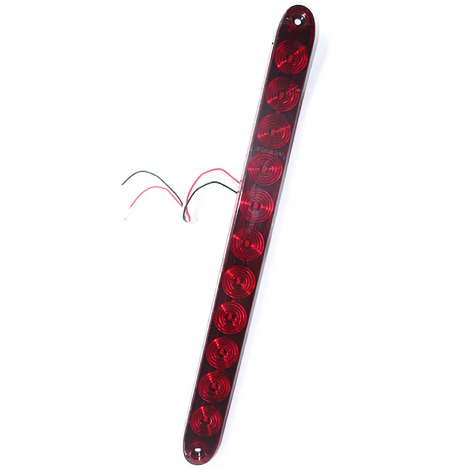 11 Led Red Cover Marker Car Truck Light Bar Stop Turn Tail 3rd Brake