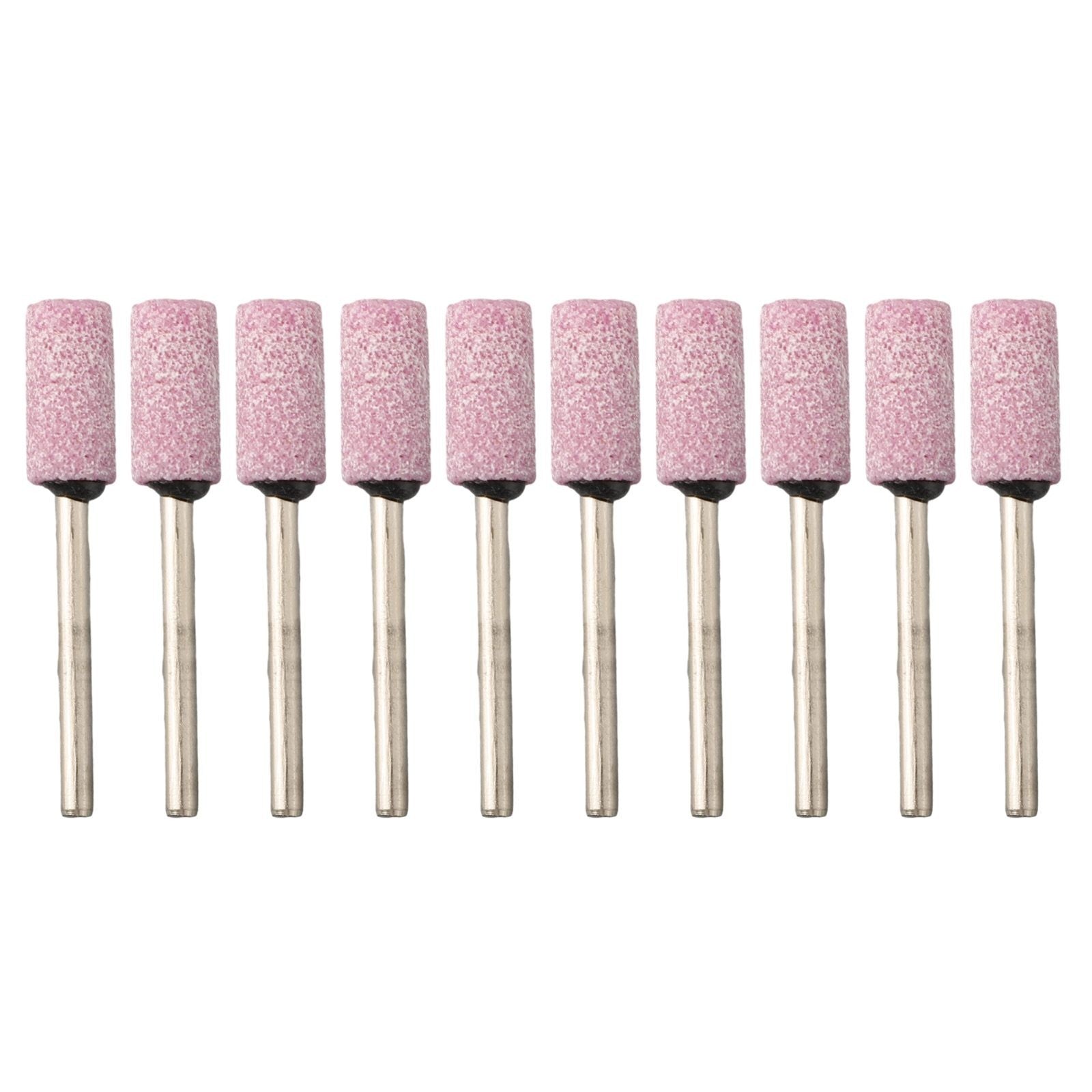 Abrasive Mounted Stone 10pcs Blue Corundum for Rotary Tools
