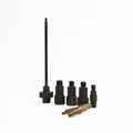 Pro Glow Plug Aperture Base Cleaner Reamer Tool Kit Set Adaptors M8 M10 M12