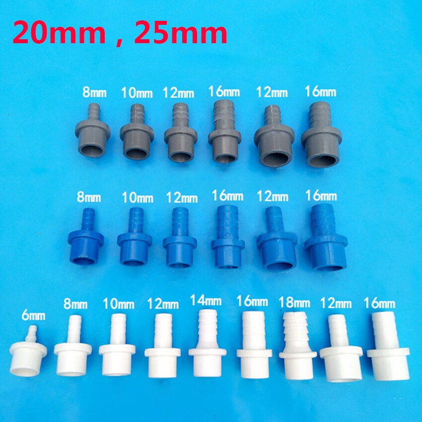 PVC Pipe Fittings Adapter Connector for 20/25mm