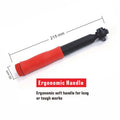 1/4" Dr. Cr-V Reversible Ratchet Handle with Socket Storage