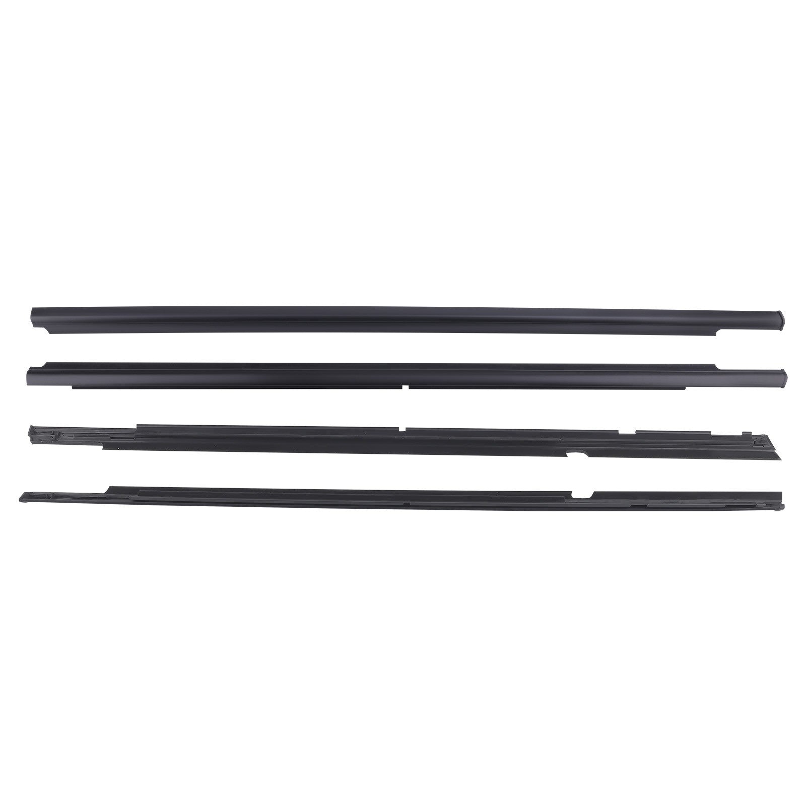 4 Pcs Weatherstrip Door Seal Belt Kit For MITSUBISHI LANCER 08-17 For