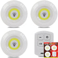 Dekton COB LED Work Dimmer Light Cordless Round Torch With Remote ControlOpens i