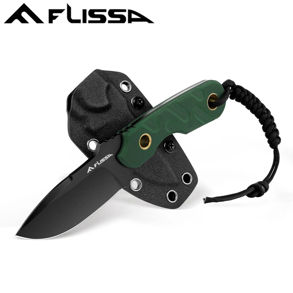 Flissa 7" Fixed Blade Knife Hunting Knife Full Tang | Built Supply Co