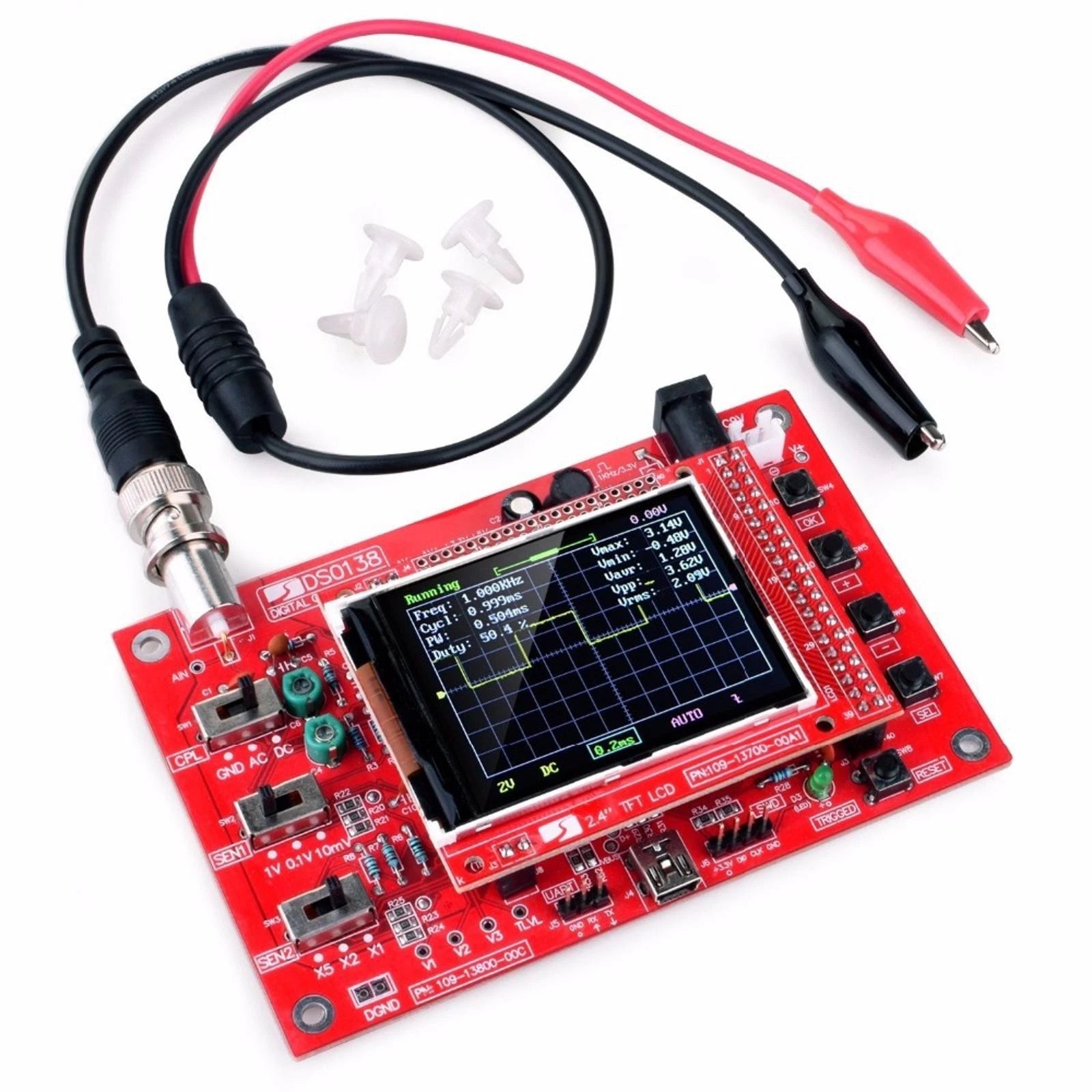 Assembled Dso138 2.4" Tft Digital Oscilloscope Kit Diy Module