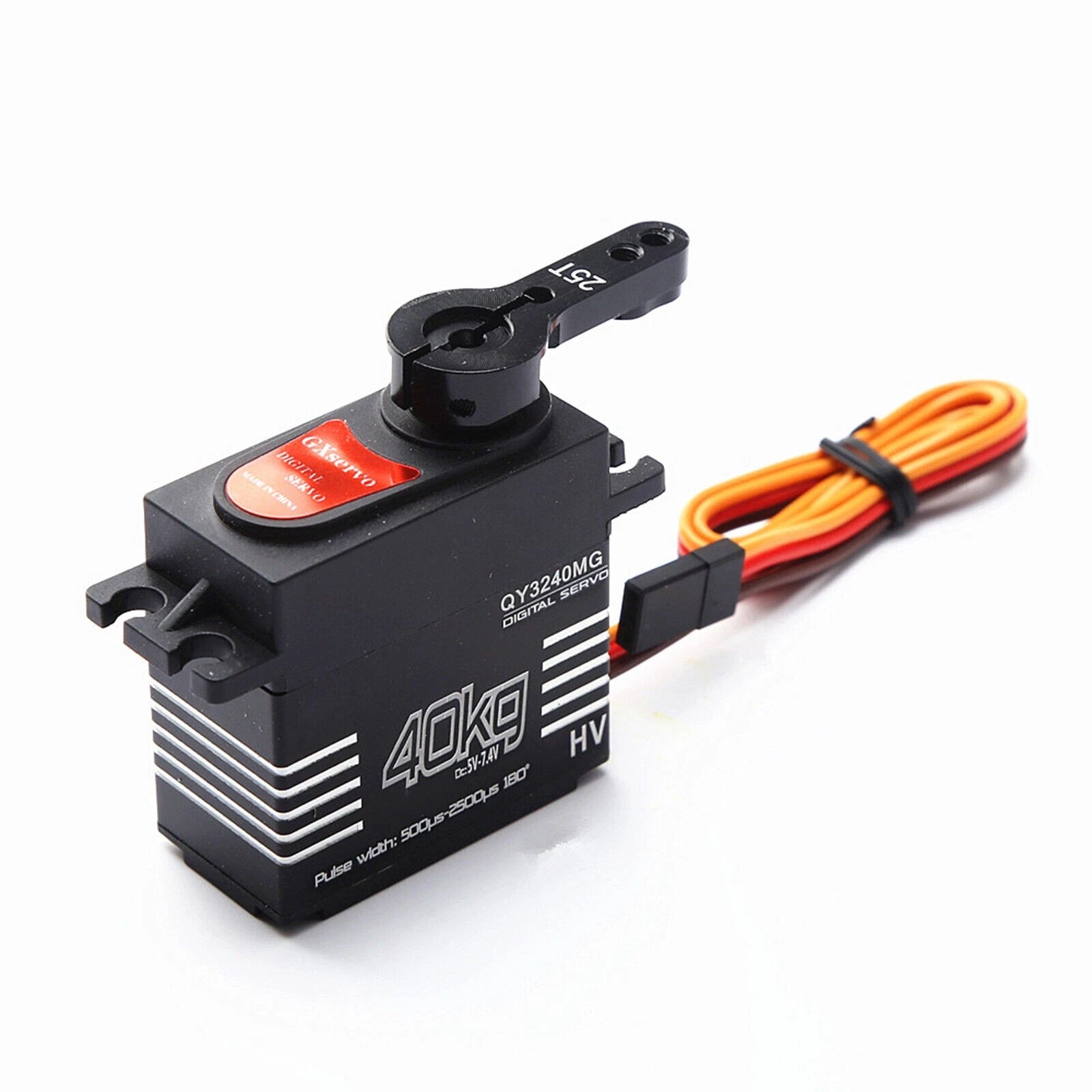 25t Arm High Torque 40kg Metal Steering Gear Digital Servo For 1/8